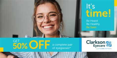 clarkson eyecare promotions.